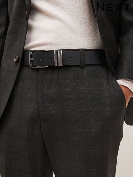 Black Grainy Leather Belt (C06760) | € 27