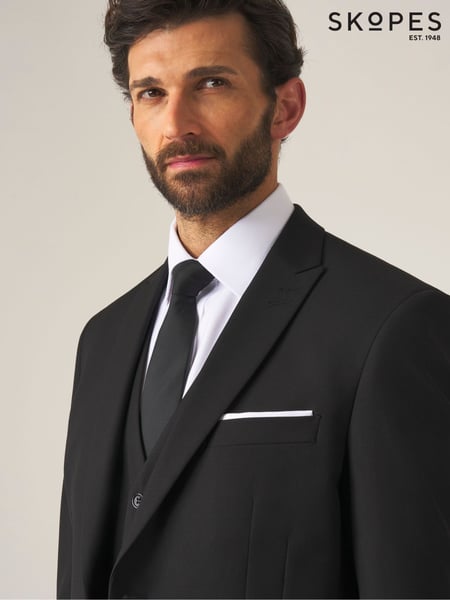 Skopes Black Tailored Fit Madrid Suit (C13653) | € 156
