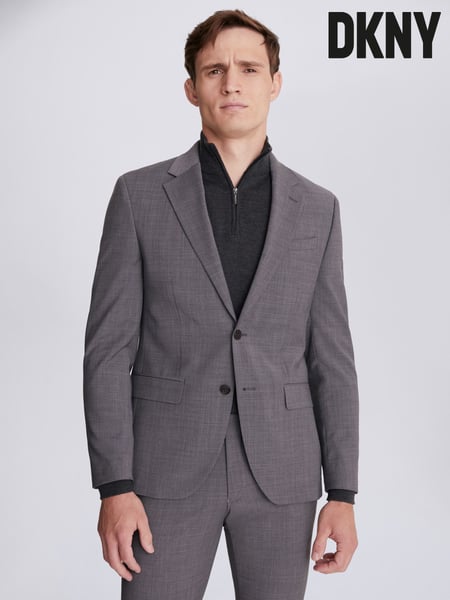DKNY Slim Fit Grey Suit (C13709) | € 342