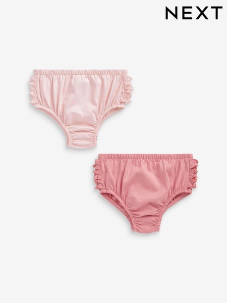 Pink Frill Knickers 2 Pack (0mths-2yrs) (C22606) | € 4