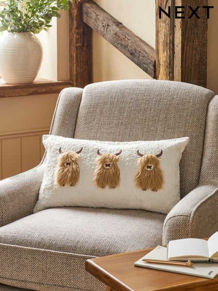 Hamish The Highland Cow Trio Cushion (C25151) | 27 €
