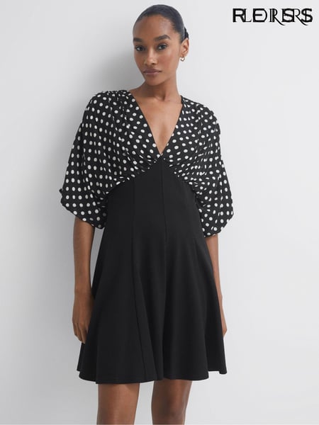 Florere Polka Dot Mini Skater Dress (C35947) | € 309
