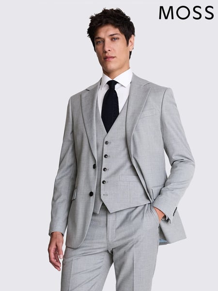 MOSS Grey Tailored Stretch Suit (C50373) | € 201