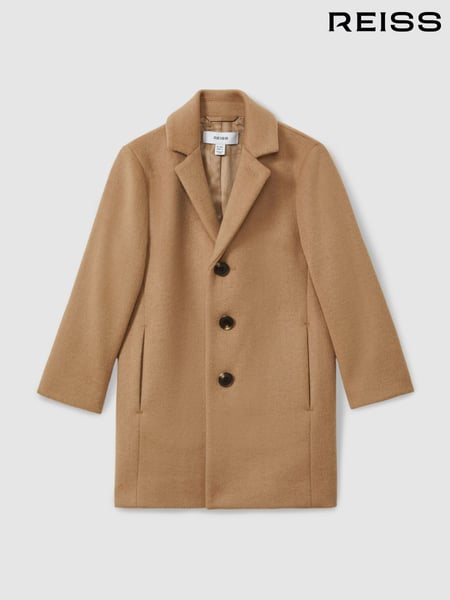 Reiss Camel Gable 13-14 yrs Single Breasted Overcoat (C51685) | € 184