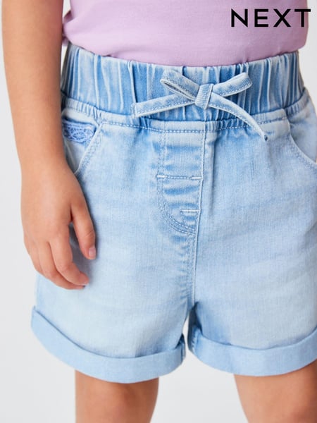 Denim Light Wash 1 Pack Elasticated Waist Shorts (3mths-10yrs) (C56875) | € 12 - € 15
