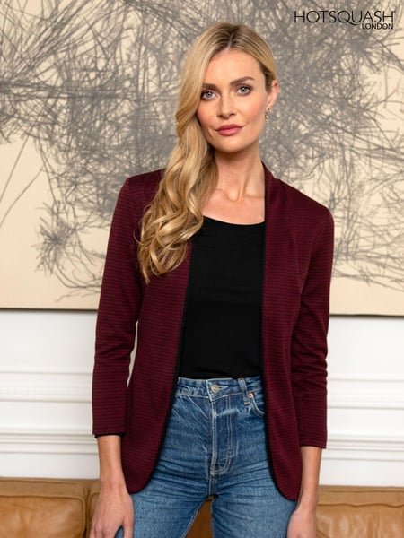 Hot Squash Green 3/4 Sleeve Stretch Blazer (C61673) | € 123