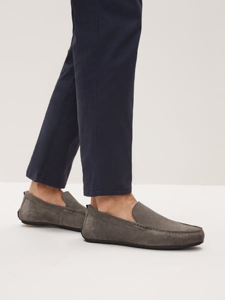 Grey Suede Driver Shoes (C68425) | € 32