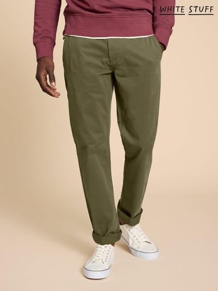 White Stuff Green Sutton Organic Chino Trousers (C73538) | € 76