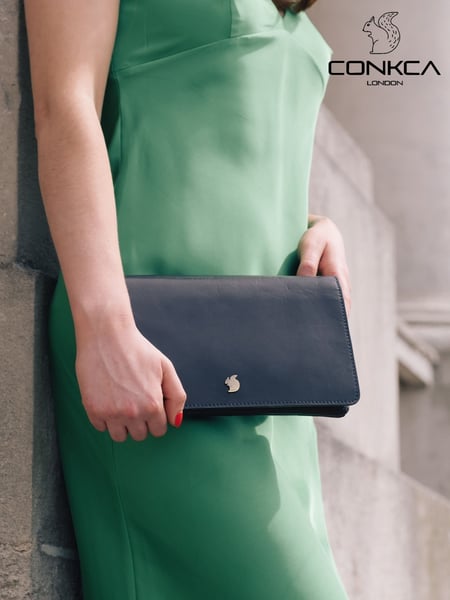 Conkca Cherish Leather Clutch Bag (C78105) | € 75