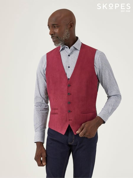 Skopes Pink Camplin Regular Fit Waistcoat (C82721) | € 70