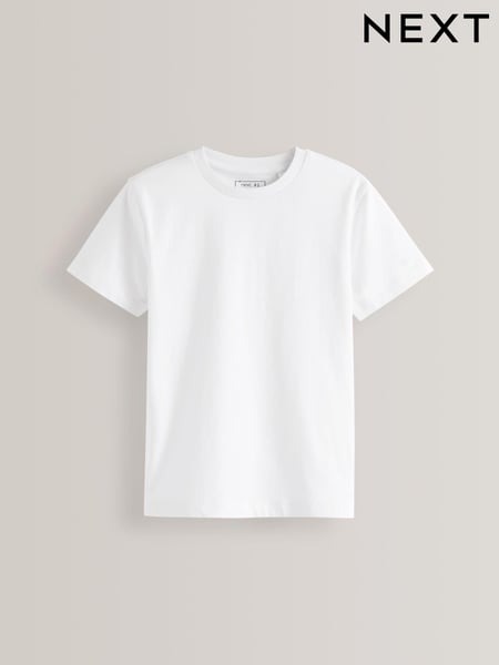 White Regular Fit Short Sleeve T-Shirt (3-16yrs) (C83639) | € 5 - € 9