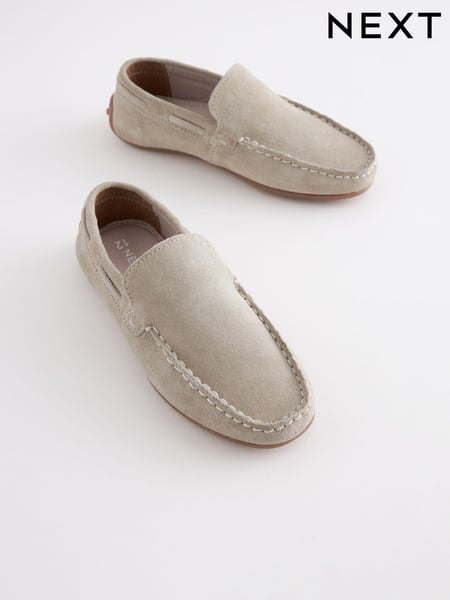 Suede Stone Standard Fit (F) Loafers (C86398) | € 40 - € 51