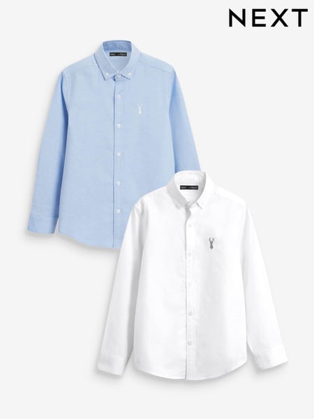 Blue & White 2 Pack Oxford Shirt (3-16yrs) (C96454) | € 31 - € 45