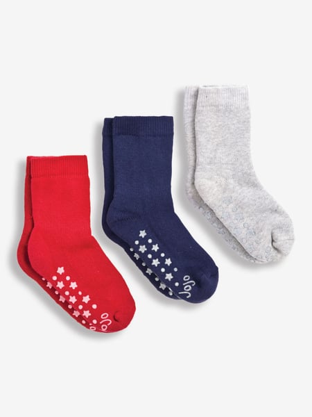 JoJo Maman Bébé Red 3-Pack Extra Thick Socks (C98265) | € 17
