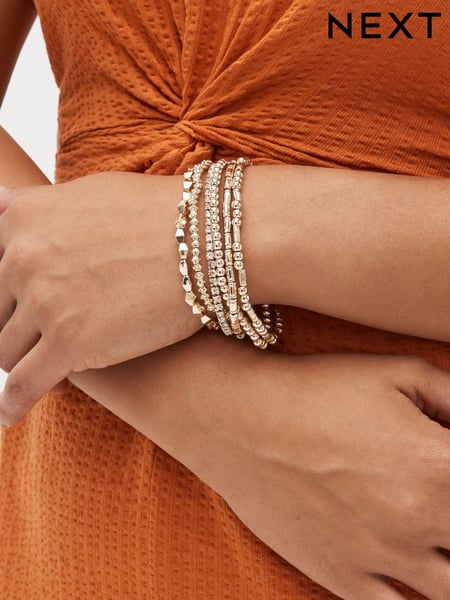 Roségold-Ton - Sparkle Stretch Bracelets Pack (D15678) | 18 €