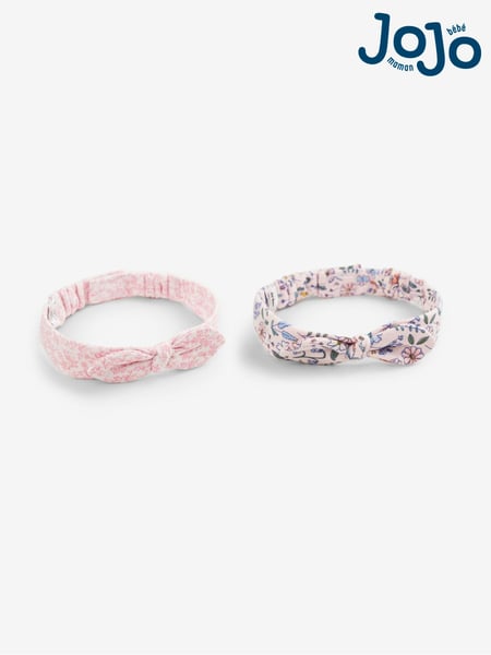 JoJo Maman Bébé Pink 2-Pack Pretty Headbands (D16547) | € 12