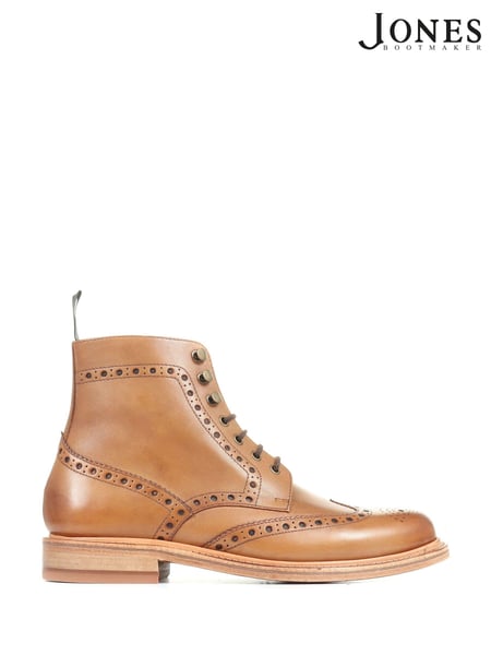 Jones Bootmaker Natural Baker Street Goodyear Welt Ankle Boots (D30748) | € 296