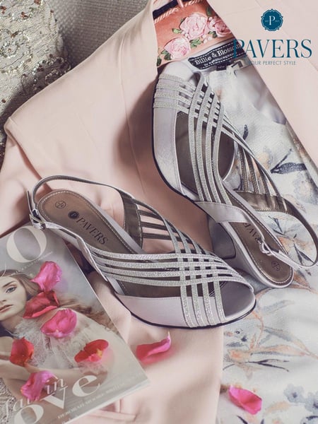 Pavers Silver Pavers Occasion Heels (D38898) | € 59
