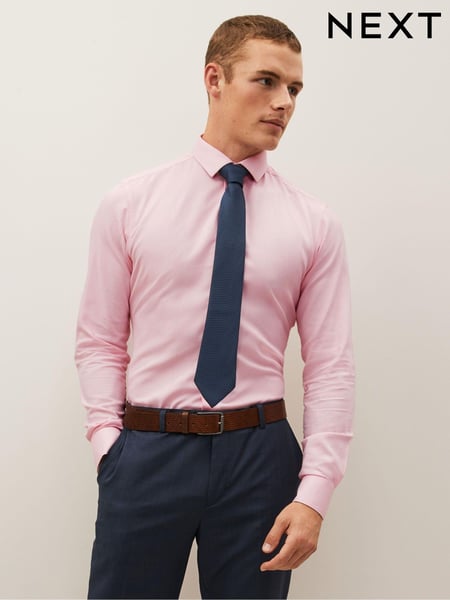 Pink/Navy Blue Shirt And Tie Pack (D39598) | € 10