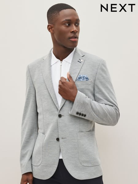 Grey Motionflex Stretch Jersey Blazer (D42831) | € 118
