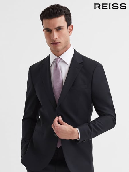 Reiss Black Hope Modern Fit Travel Blazer (D43790) | € 418