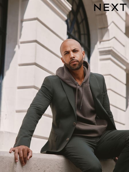 Pine Green Skinny Fit Motionflex Stretch Suit Jacket (D49824) | € 23