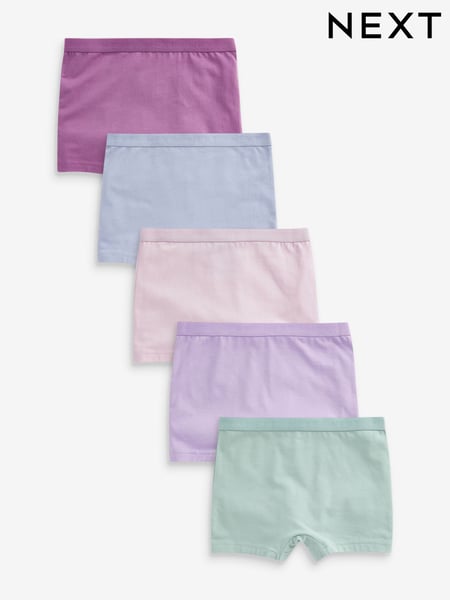 Pink/Purple Short Briefs 5 Pack (2-16yrs) (D56383) | € 11 - € 18