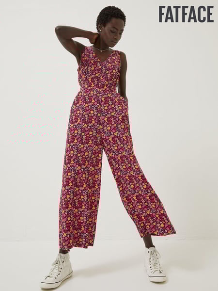 FatFace Red Aderyn Retro Ditsy Jumpsuit (D57786) | € 40