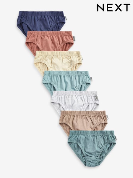 Scandi Colours 100% Cotton Briefs 7 Pack (1.5-16yrs) (D58261) | € 9 - € 14