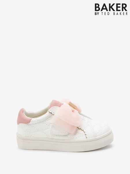 Baker by Ted Baker Girls Organza Bow Trainers (D59915) | € 62