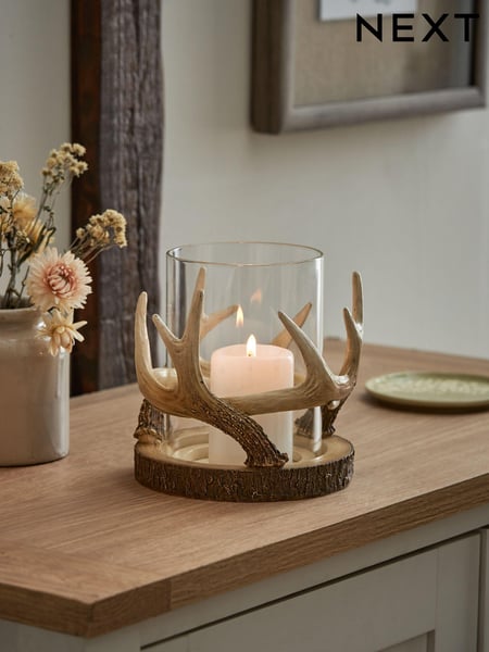 Antler Hurricane Candle Holder (D70401) | 39 €