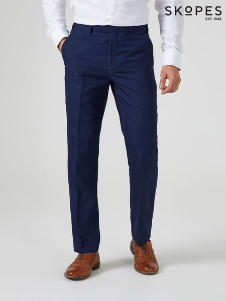 Skopes Navy Blue Harcourt Tailored Fit Suit Trousers (D75236) | € 86