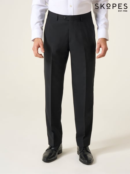 Skopes Black Classic Fit Wool Rich Darwin Suit Trousers (D78249) | € 108