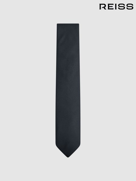 Reiss Navy Ceremony Textured Silk Blend Tie (D79038) | € 75
