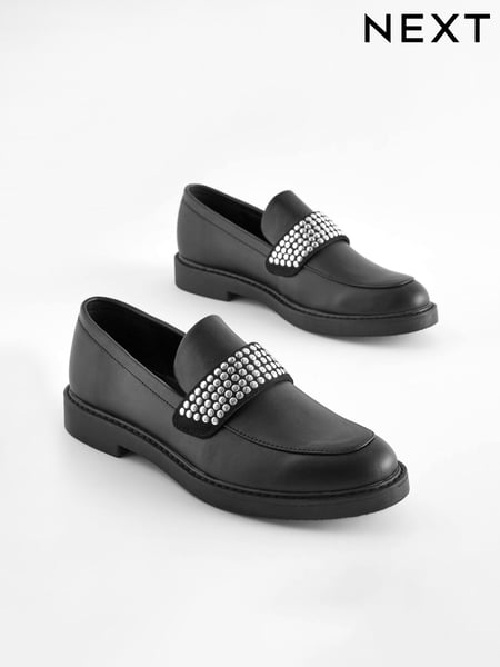 Black Forever Comfort® Stud Loafers (D81469) | € 13