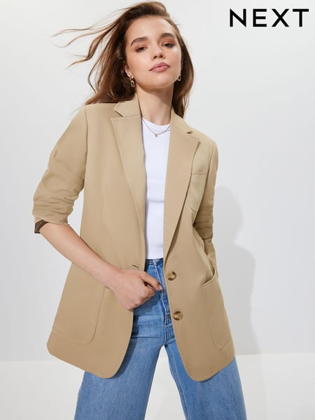 Natural Tailored Single Breasted Blazer (D83309) | € 24
