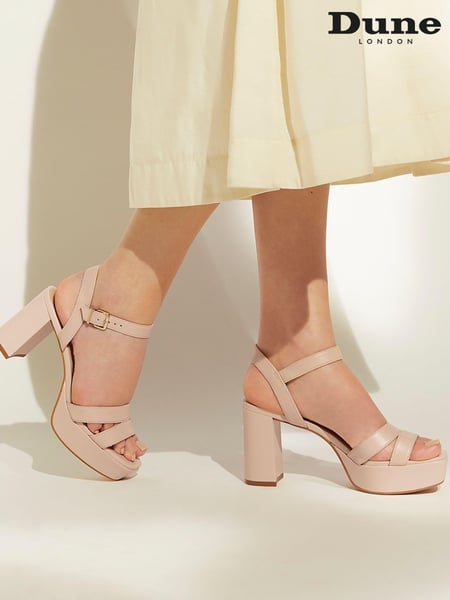 Dune London Nude Molten Sandals (D83411) | € 70