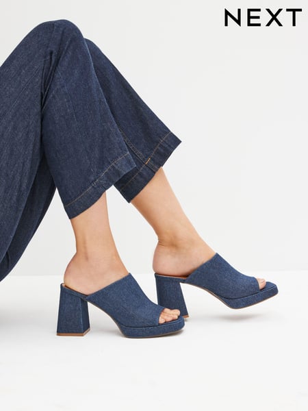 Denim Forever Comfort® Platform Mules (D83480) | € 11