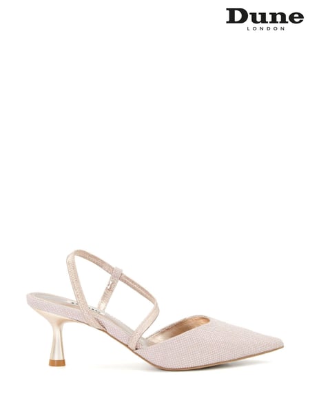 Dune London Gold Citrus Asymmetric Court Shoes (D83600) | € 25