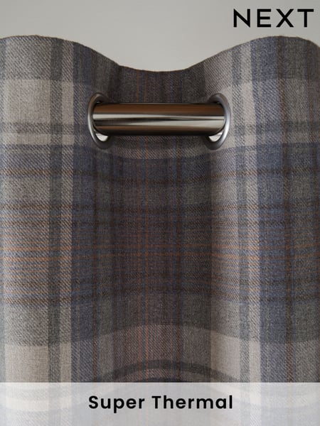 Next Alpine Check Eyelet Curtains (D94424) | 128 € - 271 €