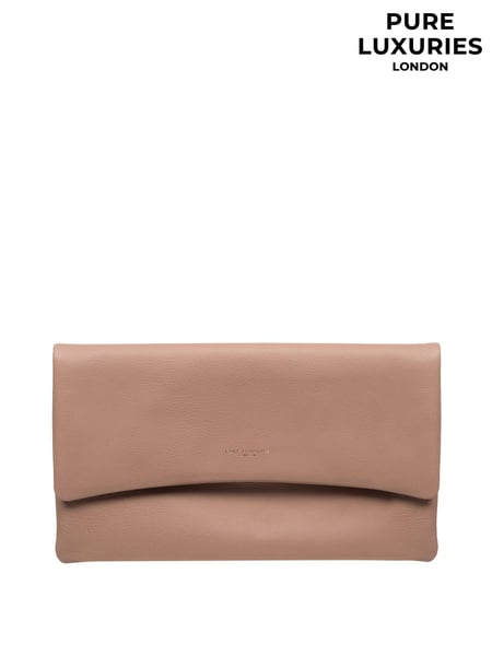 Pure Luxuries London Amelia Nappa Leather Clutch Bag (E01082) | € 61