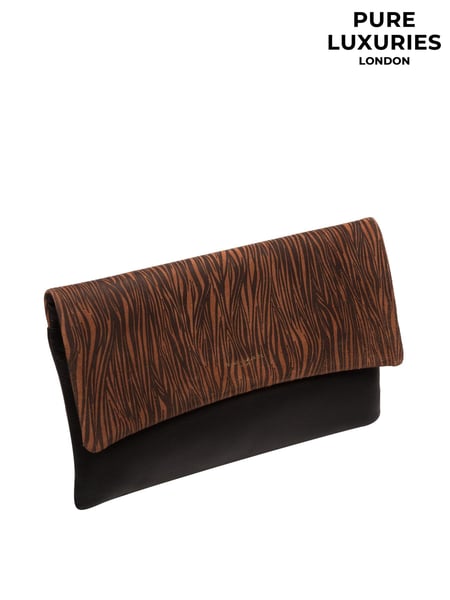 Pure Luxuries London Amelia Nappa Leather Clutch Bag (E01092) | € 61