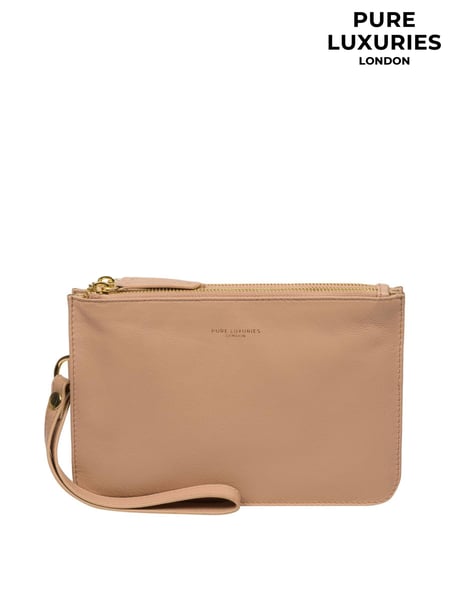 Pure Luxuries London Addison Nappa Leather Clutch Bag (E01108) | € 61