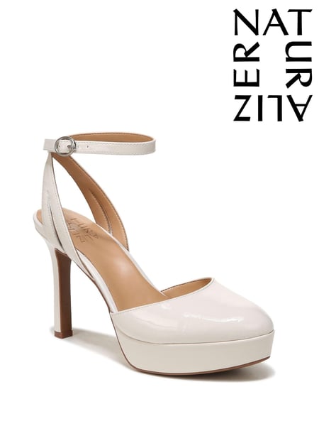 Naturalizer Clarice Patent Leather Heeled Ankle Strap Shoes (E03133) | € 218