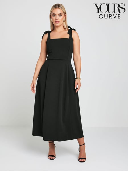 Yours Curve Black Limited Collection Midaxi Dress (E05775) | € 61
