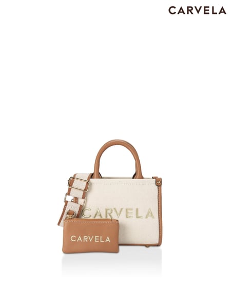Carvela Pink Sorrento Micro Stripe 100% Cotton Bag (E06653) | € 170