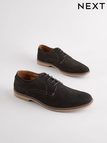 Black Smart Casual Derby Shoes (E08475) | € 82