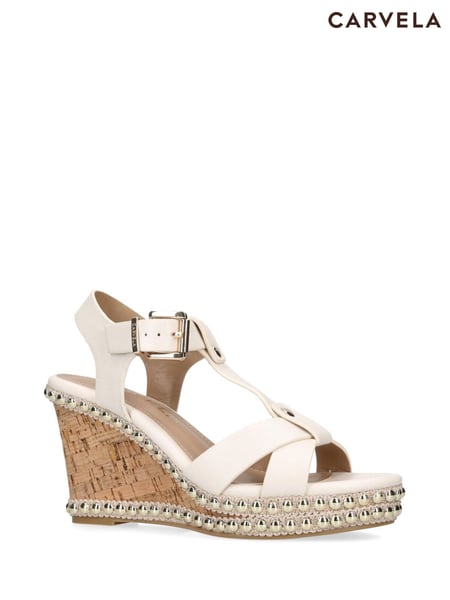 Carvela Super Stud Wedge Sandals (E08532) | € 77