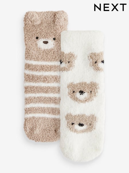 Neutral Bear Cosy Socks 2 Pack (E13110) | € 7