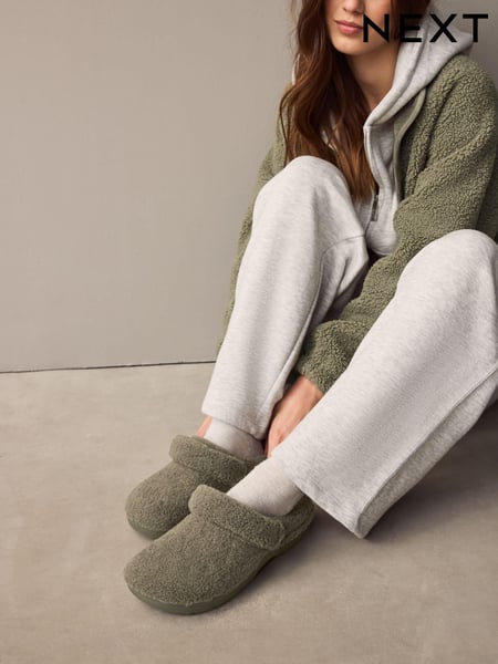 Khakigrün - Borg Eva Clog Slippers (E13762) | 14 €